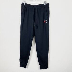 Champion Black Big C Logo Sweatpant Joggers